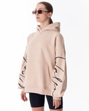 Women's Oversized Hoodie Martin Valen Beige (3)