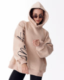 Women's Oversized Hoodie Martin Valen Beige