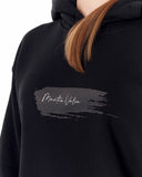 Flare Rebirth Women's 3D Printed Oversized Black Hoodie (4)
