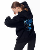 Rebirth Women's Blue 3D Printed Oversized Black Hoodie (11)