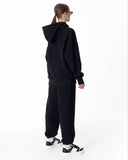 Women's Full Black Oversized Tracksuit (13)