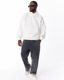 Puff Hood Oversized White Hoodie (14)