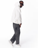 Puff Hood Oversized White Hoodie (18)