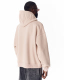 Puff Hood Oversized Beige Hoodie (10)