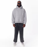 Puff Hood Oversized Gray Hoodie (17)