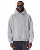 Puff Hood Oversized Gray Hoodie (9)