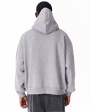Puff Hood Oversized Gray Hoodie (12)