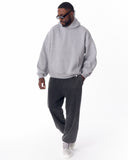 Puff Hood Oversized Gray Hoodie (14)