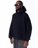 Puff Hood Oversized Black Hoodie (13)