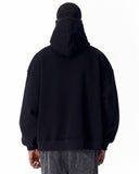 Puff Hood Oversized Black Hoodie (15)