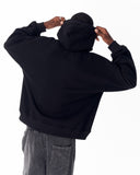 Puff Hood Oversized Black Hoodie (20)