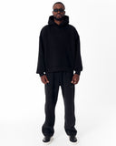 Back Embroidery Oversized Black Hoodie (17)