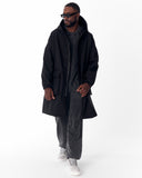 Men's Waterproof Softshell Long Jacket in Black (16)