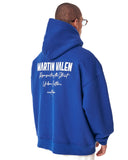 ‘’Slogan’’ Puff Printed Men’s Extra Oversized Blue Hoodie (7)