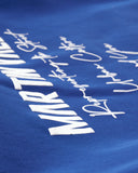 ‘’Slogan’’ Puff Printed Men’s Extra Oversized Blue Hoodie (14)