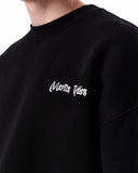Fatima Martin Valen Designer Black Oversized Sweatshirt (11)