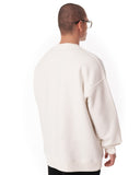 Ikigai Men's Oversized Martin Valen 3D Printed White Sweatshirt (5)