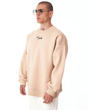 Ikigai Men's Oversized Martin Valen 3D Printed Beige Sweatshirt (2)