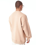 Ikigai Men's Oversized Martin Valen 3D Printed Beige Sweatshirt (5)