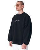 Signatura Martin Valen 3D Printed Oversized Black Sweatshirt (4)