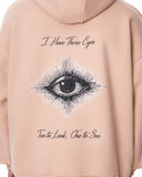 Men's Third Eye Beige Oversized Custom Hoodie (8)