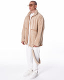 HOTS Martin Valen Men's Beige Plush Cardigan (3)