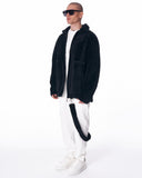 HOTS Martin Valen Men's Black Plush Cardigan (4)