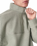 High Collar Half Zip Khaki Tracksuit (3)