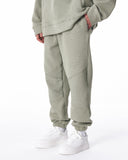 High Collar Half Zip Khaki Tracksuit (6)