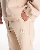 Insignio 3D Designer Embroidery Oversized Hoodie Tracksuit in Beige (4)