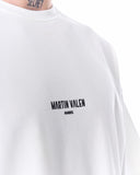 ‘’Slogan’’ Men’s Oversized Printed Designer T-shirt in White (2)