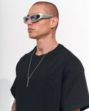 "Perspective" Men’s Oversized Puff Printed Designer T-shirt in Black (4)