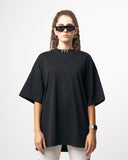 ‘777’ Women’s Oversized Black T-shirt with 3D Print (2)
