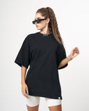‘777’ Women’s Oversized Black T-shirt with 3D Print (9)