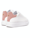 V-Harmony Women's White Shoes with Salmon Heel Tab (3)