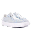 Node High Street Women's Denim Blue Sneakers Suede Edition (2)