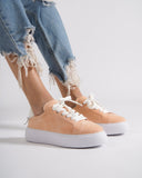 Node High Street Women's Salmon Sneakers Suede Edition (5)