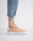 Node High Street Women's Salmon Sneakers Suede Edition (8)