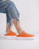 Node High Street Women's Orange Sneakers Suede Edition (9)
