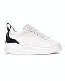 Highrise Women's Black Suede Belted White Shoes