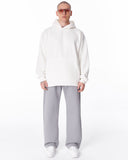Unyieldingness Oversized Baggy Gray Sweatpants (2)