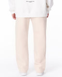 Unyieldingness Oversized Baggy Cream Sweatpants (5)