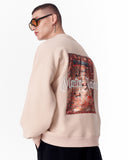 Heritage Fusion Beige Sweatshirt For Men
