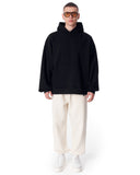 Puff Hood Oversized Black Hoodie (10)