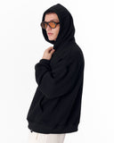 Puff Hood Oversized Black Hoodie (7)
