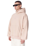 Back Embroidery Oversized Beige Hoodie (3)