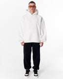 Back Embroidery Oversized White Hoodie (7)