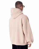 Puff Hood Oversized Beige Hoodie (2)