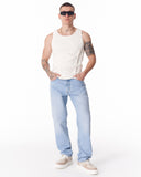Ice Blue Loose Fit Jeans For Men (5)
