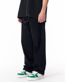 Men's Baggy Fit Black Jeans with Denim Drawstring (6)